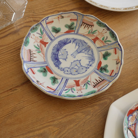 レトロで華やかな色絵7寸大正 - Kotto Shop