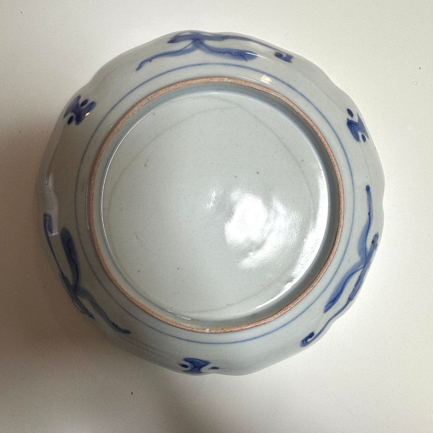 牡丹の花咲く可憐な明治伊万里7寸皿 - Kotto Shop