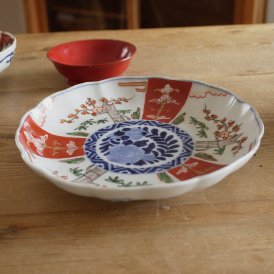 晴れやぎをまとう、松竹梅7寸皿