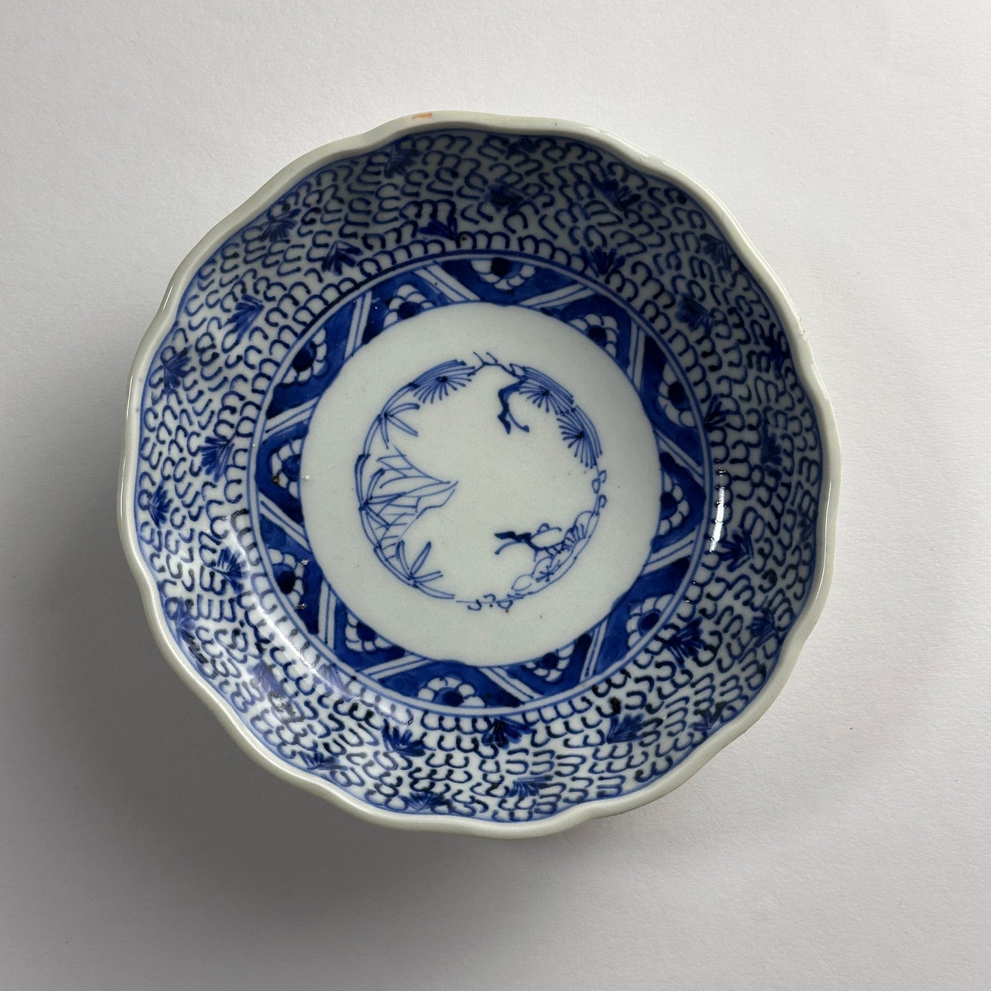 明治伊万里微塵唐草なます - Kotto Shop