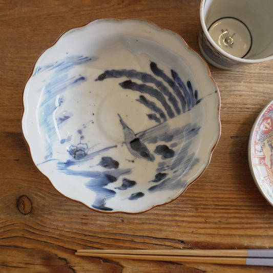 静かな情景を映す古伊万里なます皿 - Kotto Shop
