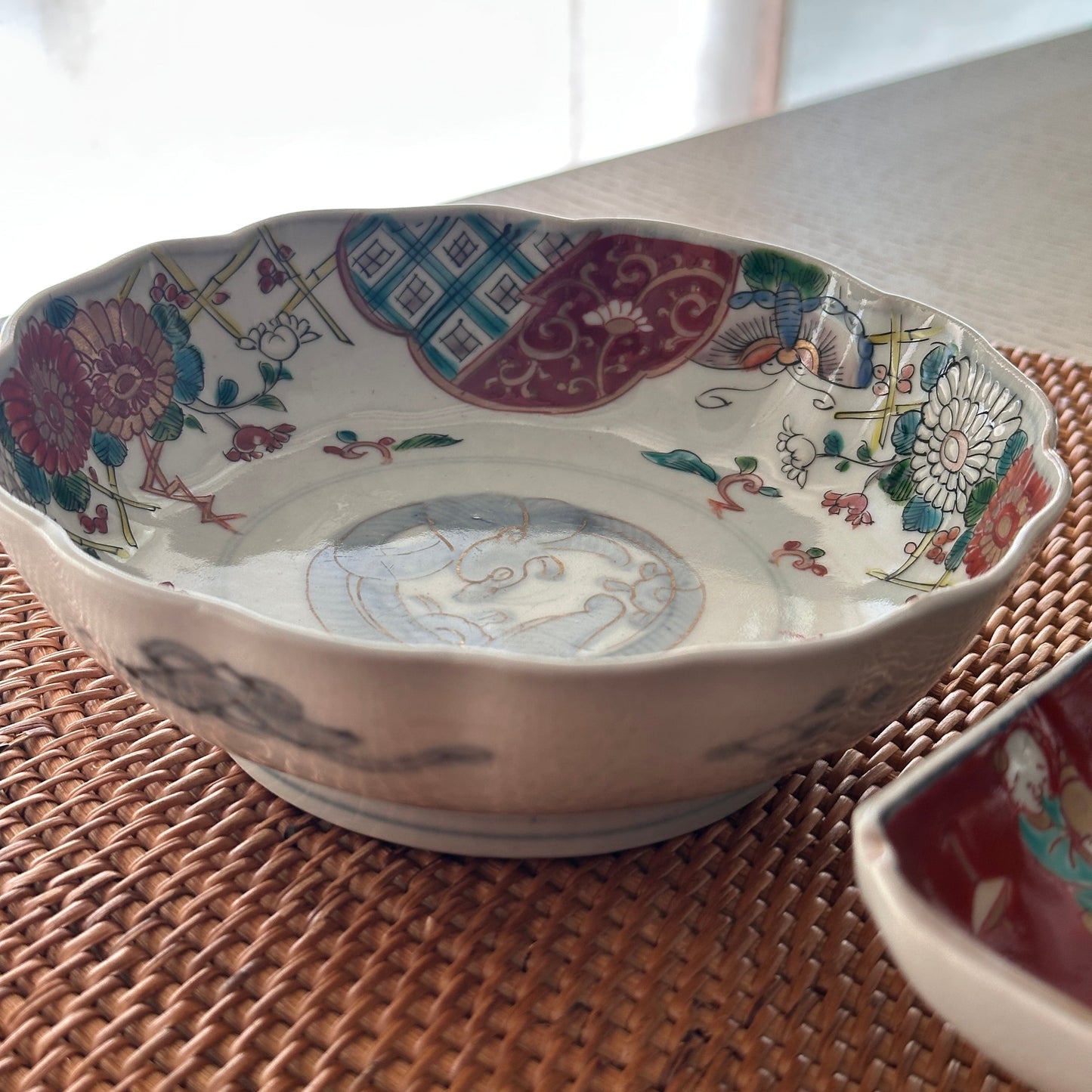 華やぎの彩り、菊の花咲くなます皿 - Kotto Shop