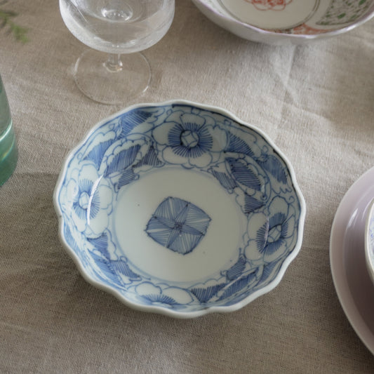 藍の花咲くなます皿 - Kotto Shop
