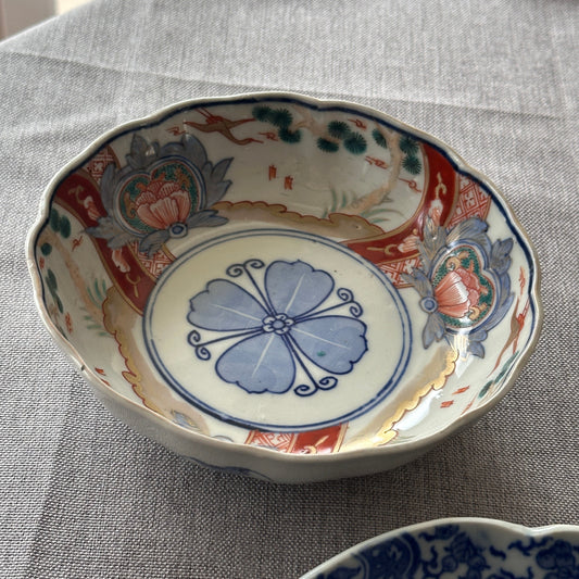 凛と咲く、染付花文のなます皿 - Kotto Shop