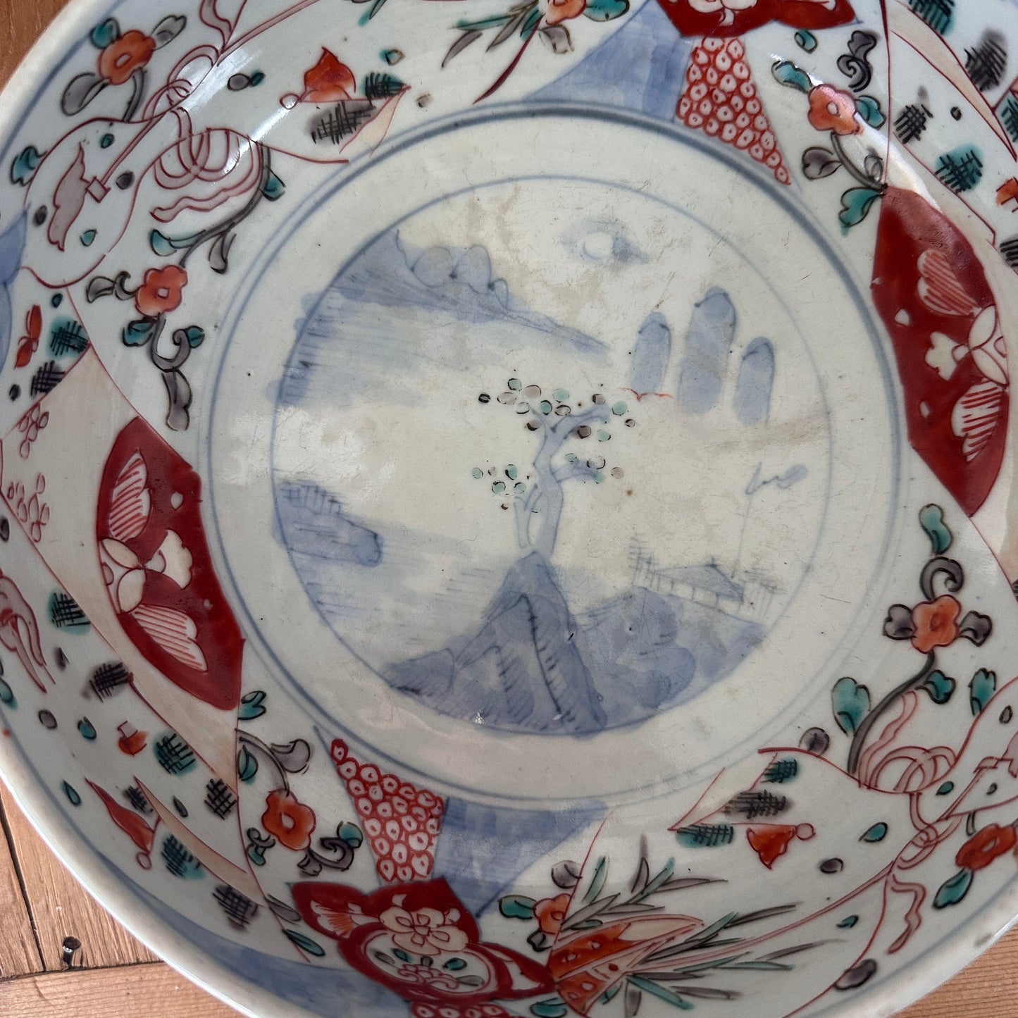 風景のなかにひたる、色絵の鉢 - Kotto Shop