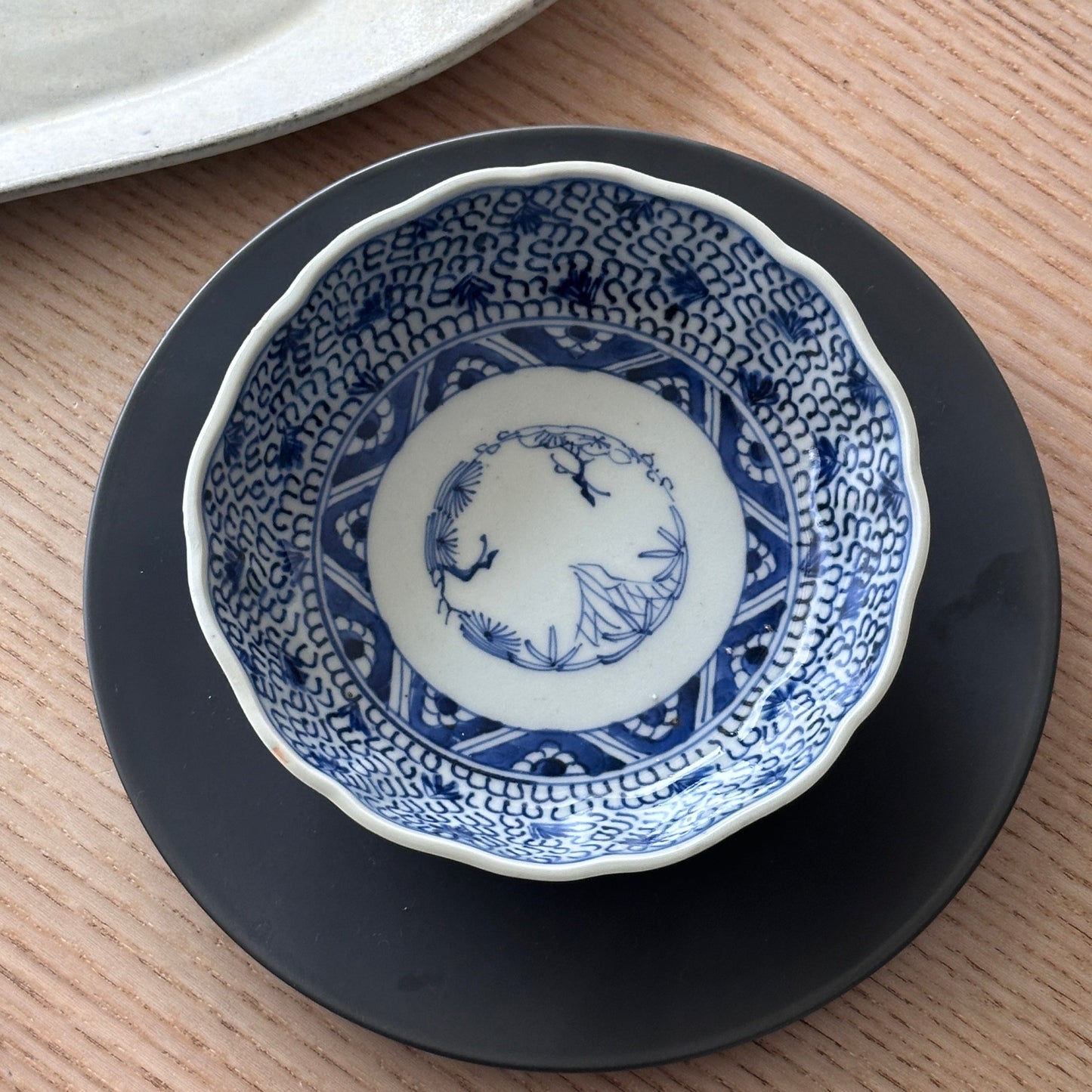明治伊万里微塵唐草なます - Kotto Shop