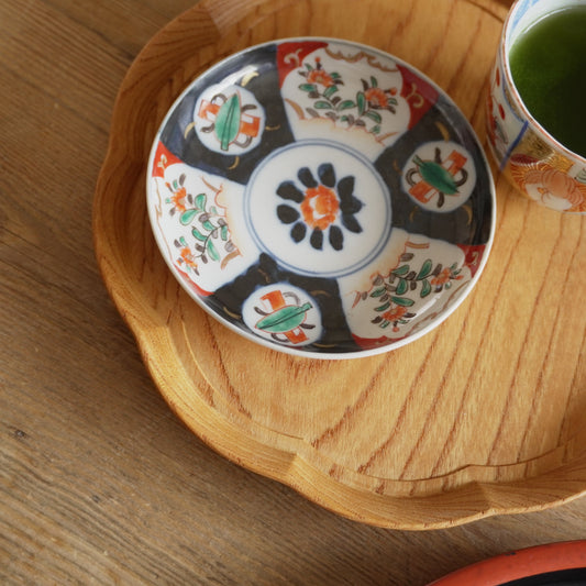 可愛らしい明治伊万里赤絵小皿 - Kotto Shop