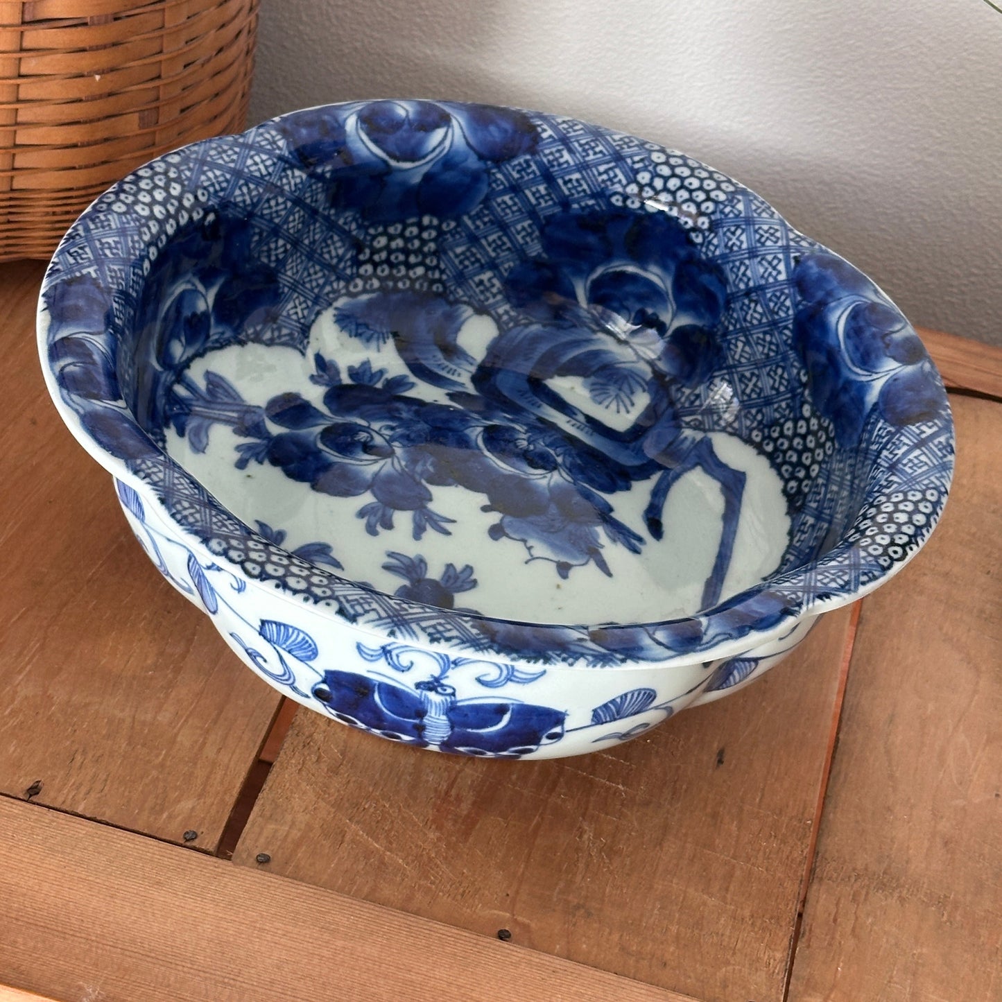 華咲くベロ藍鉢 - Kotto Shop