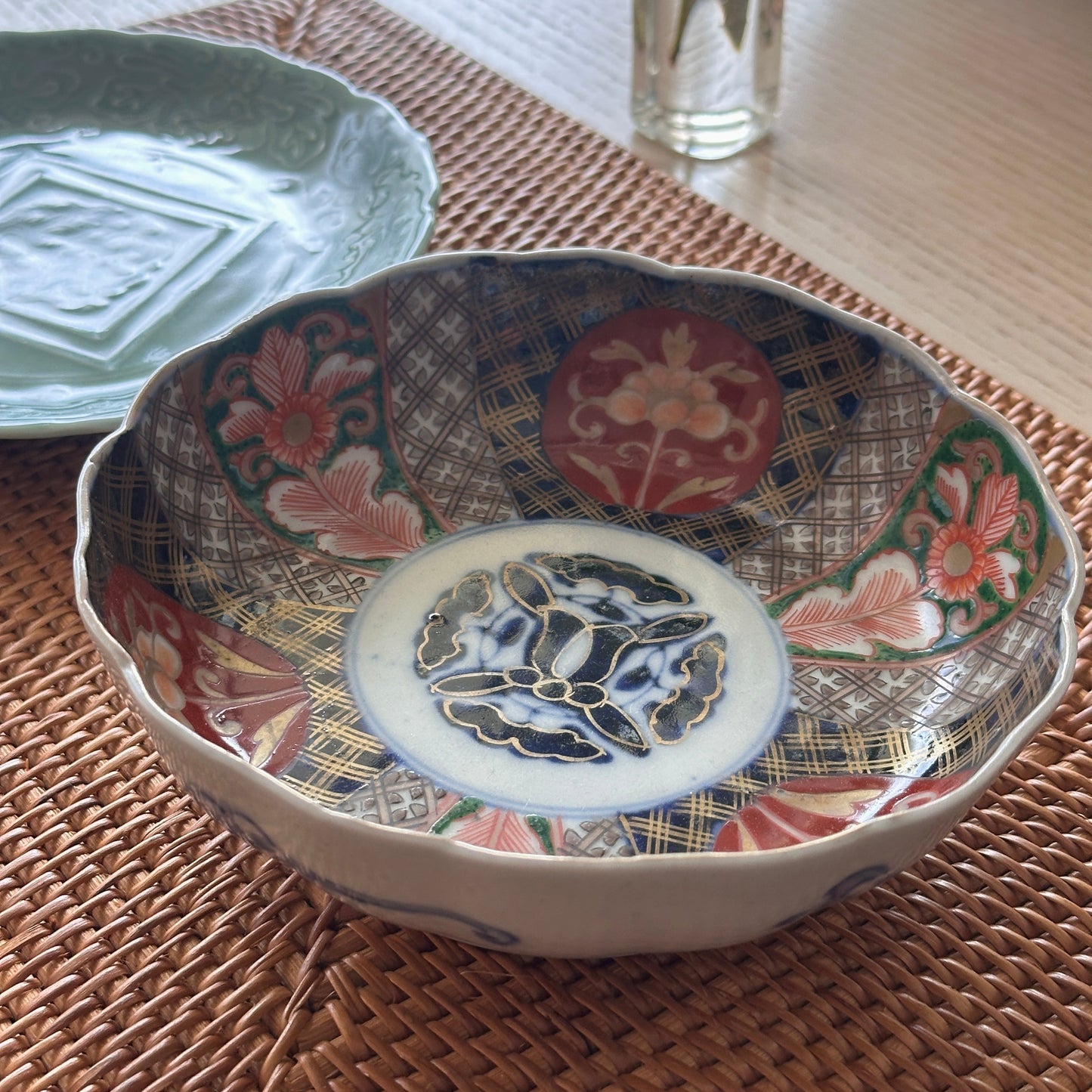 華やぎを纏う、色絵格子柄なます - Kotto Shop