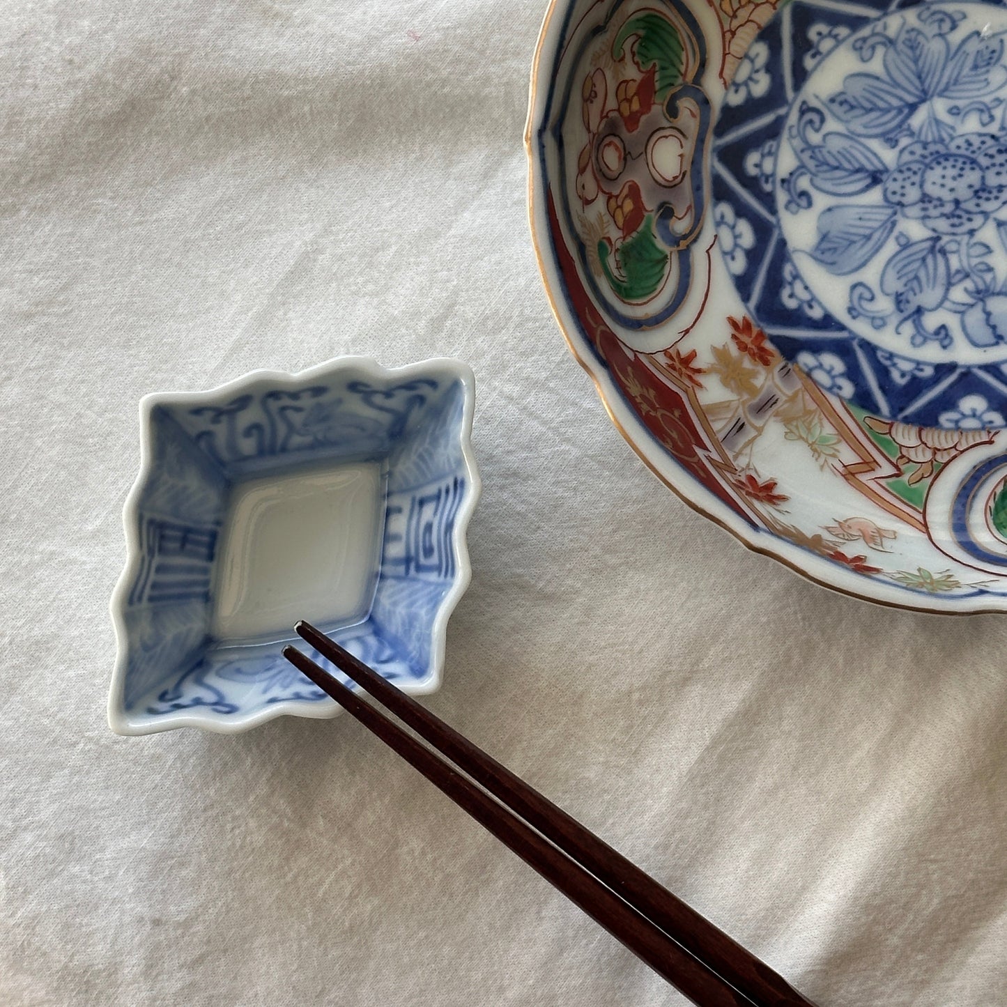 小さく食卓を彩る菱形豆皿 - Kotto Shop