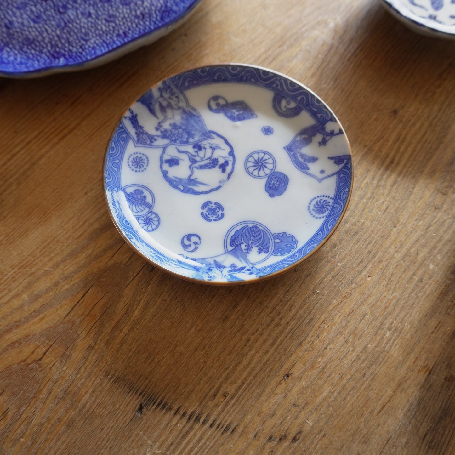 【2枚セット】様々な用途に使える染付小皿 - Kotto Shop