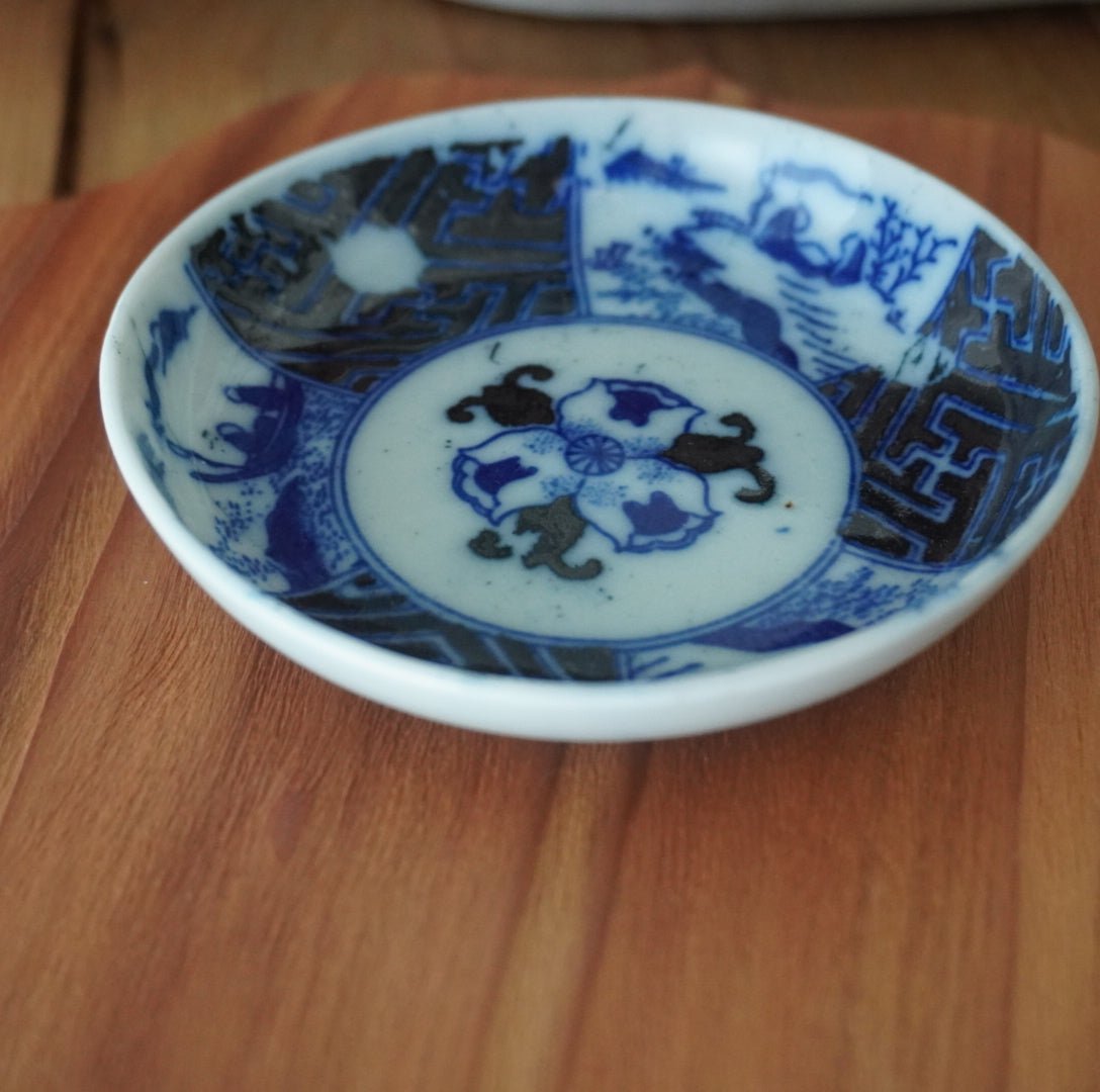 【2客セット】藍の陰影をたのしむ、印版小皿 - Kotto Shop