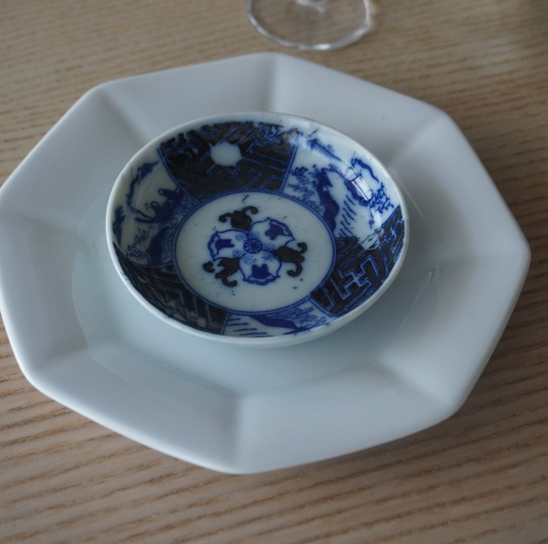 【2客セット】藍の陰影をたのしむ、印版小皿 - Kotto Shop
