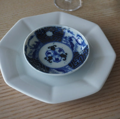 【2客セット】藍の陰影をたのしむ、印版小皿 - Kotto Shop