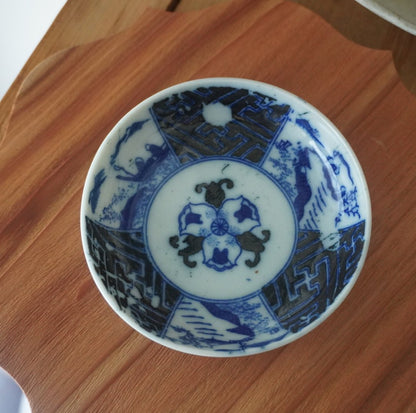 【2客セット】藍の陰影をたのしむ、印版小皿 - Kotto Shop
