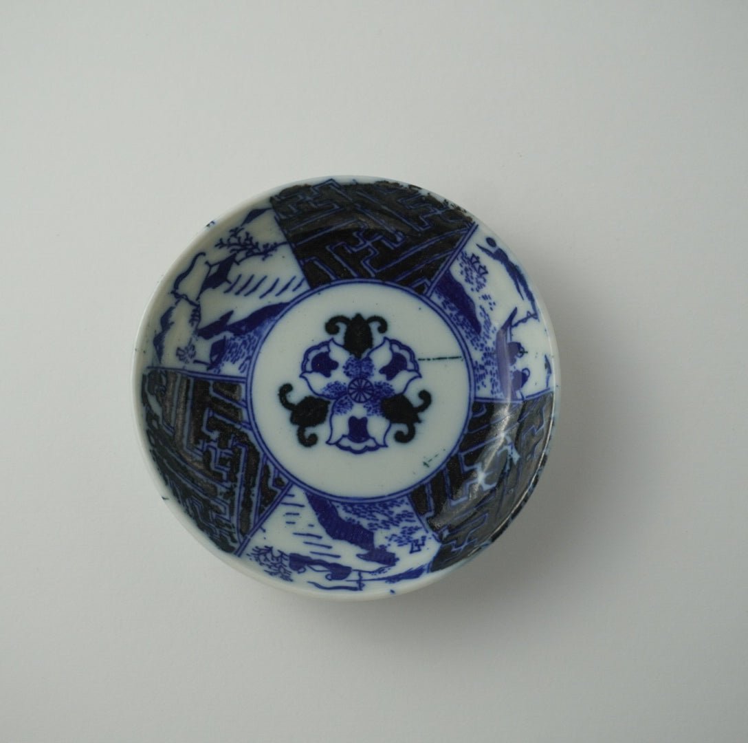 【2客セット】藍の陰影をたのしむ、印版小皿 - Kotto Shop