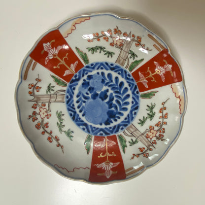 晴れやぎをまとう、松竹梅7寸皿