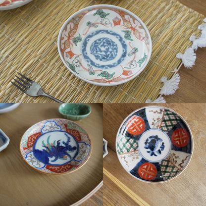 【数量限定】華やぐ色絵の小皿3枚セット - Kotto Shop