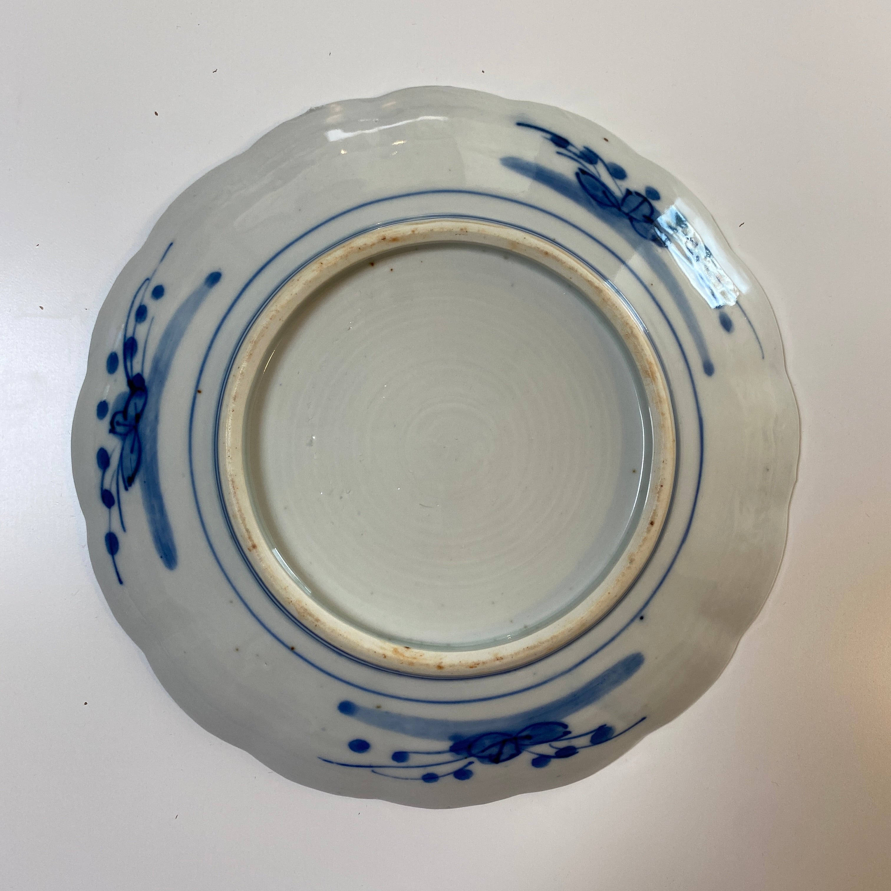 ピンクとグリーンの可愛い古伊万里7寸皿 – Kotto Shop