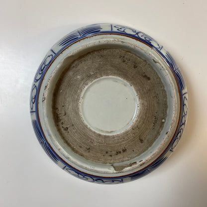 大輪牡丹と窓絵の中鉢