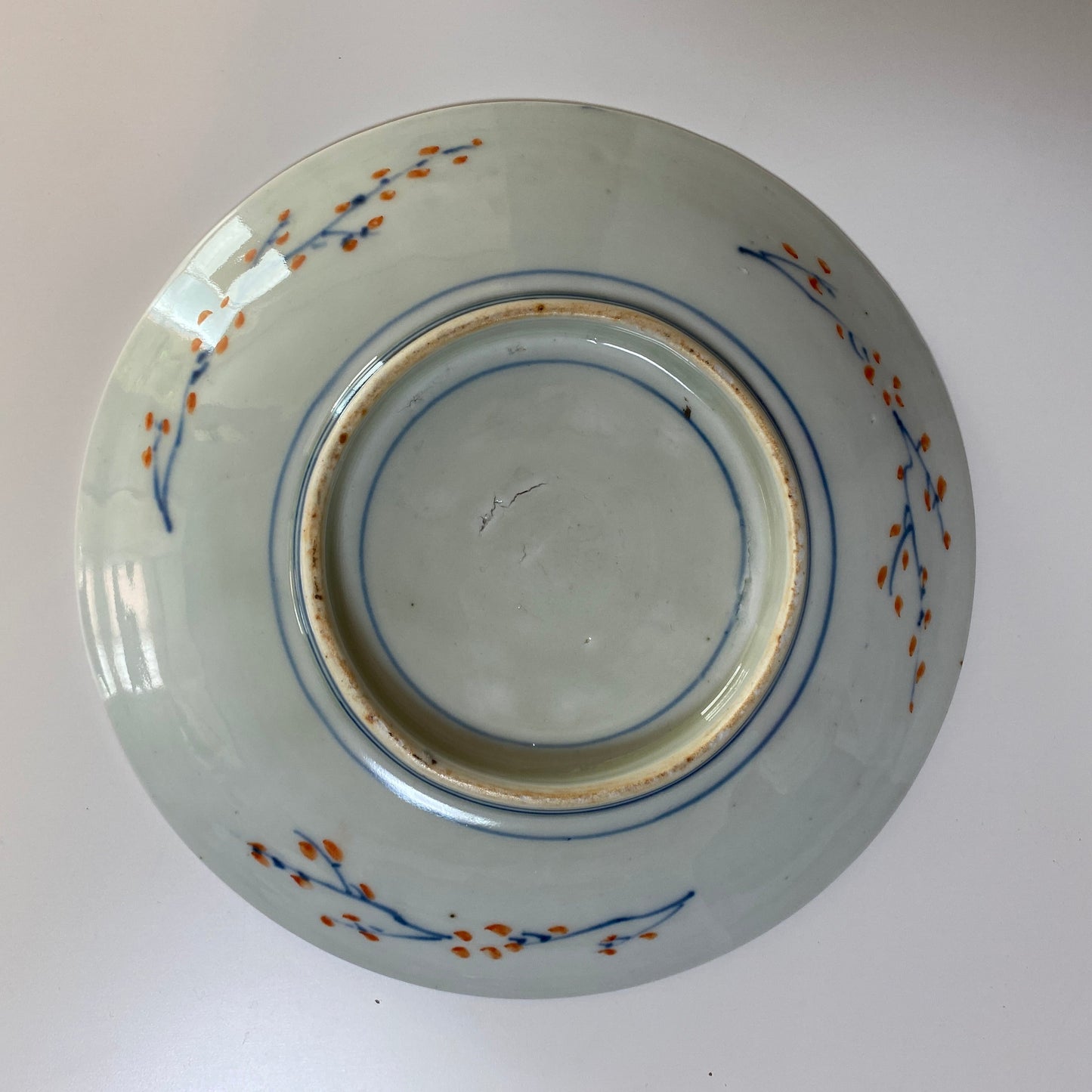 可愛らしい余白のある明治伊万里7寸 - Kotto Shop