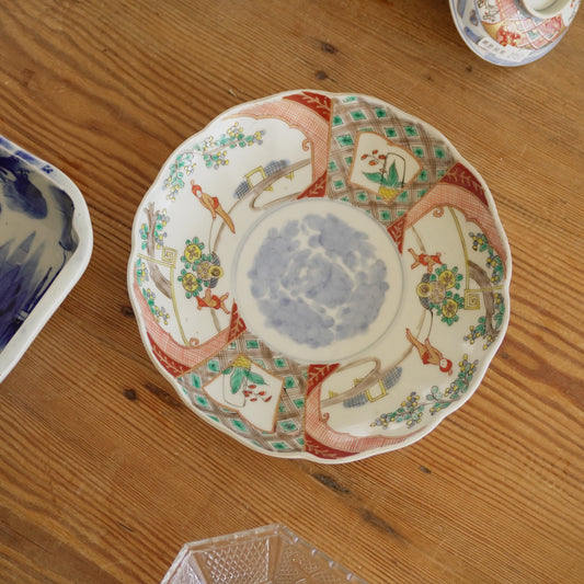 余白の美しい淡色色絵7寸 - Kotto Shop