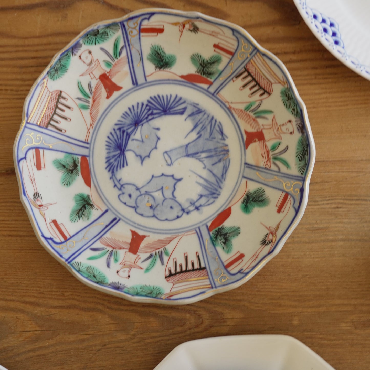 レトロで華やかな色絵7寸大正 - Kotto Shop