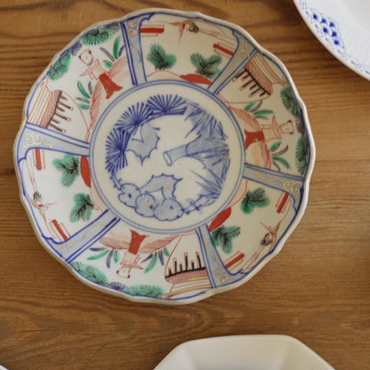 レトロで華やかな色絵7寸大正 - Kotto Shop