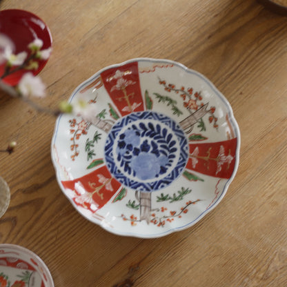 晴れやぎをまとう、松竹梅7寸皿 - Kotto Shop