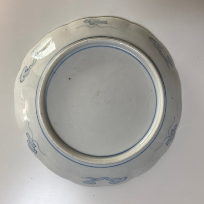 鶴が舞う余白と金彩の美しい7寸皿 - Kotto Shop