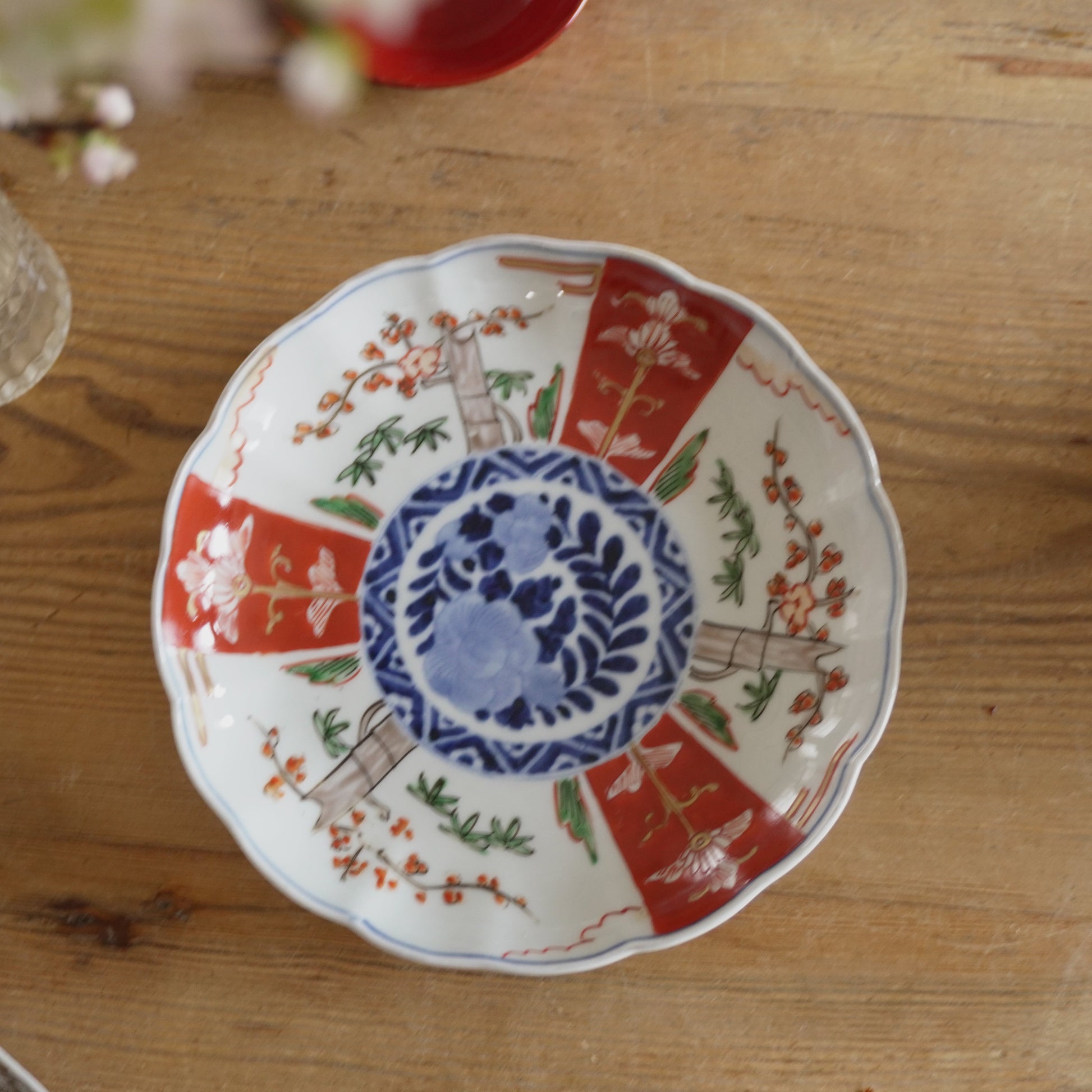 晴れやぎをまとう、松竹梅7寸皿 - Kotto Shop