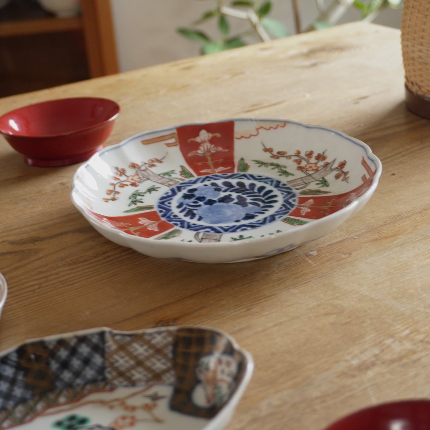 晴れやぎをまとう、松竹梅7寸皿 - Kotto Shop