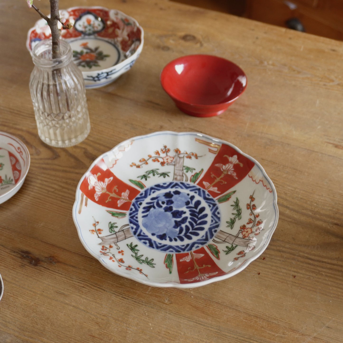 晴れやぎをまとう、松竹梅7寸皿 - Kotto Shop