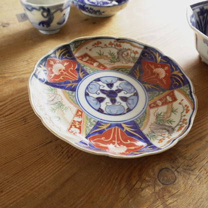 色絵と金彩が華やぐ7寸皿 - Kotto Shop