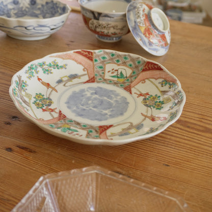 余白の美しい淡色色絵7寸 - Kotto Shop