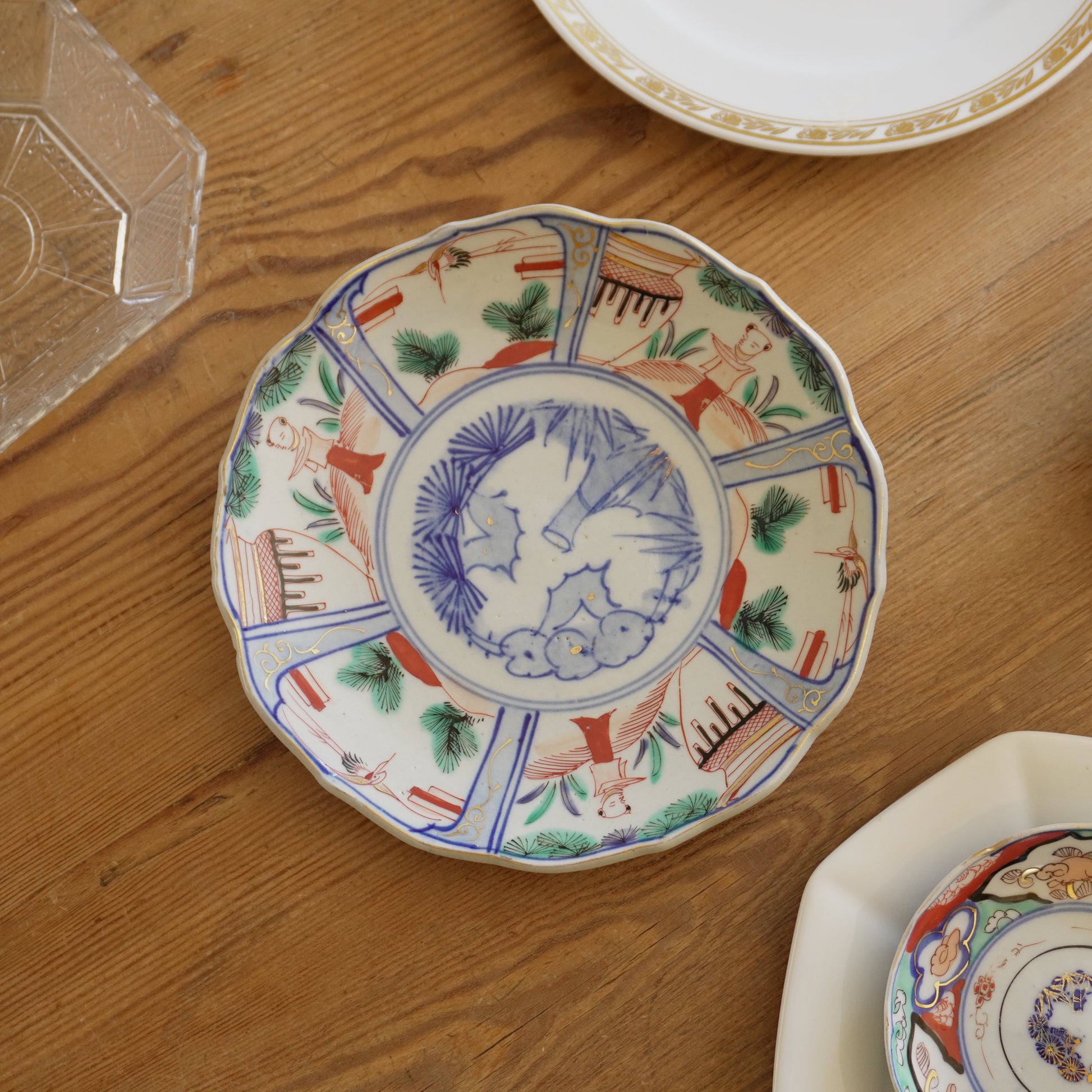 レトロで華やかな色絵7寸大正 - Kotto Shop