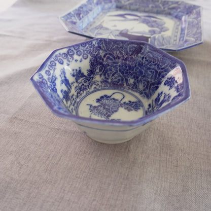 花尽くしの八角丼鉢