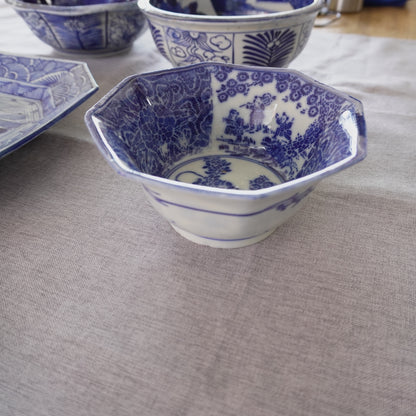 花尽くしの八角丼鉢