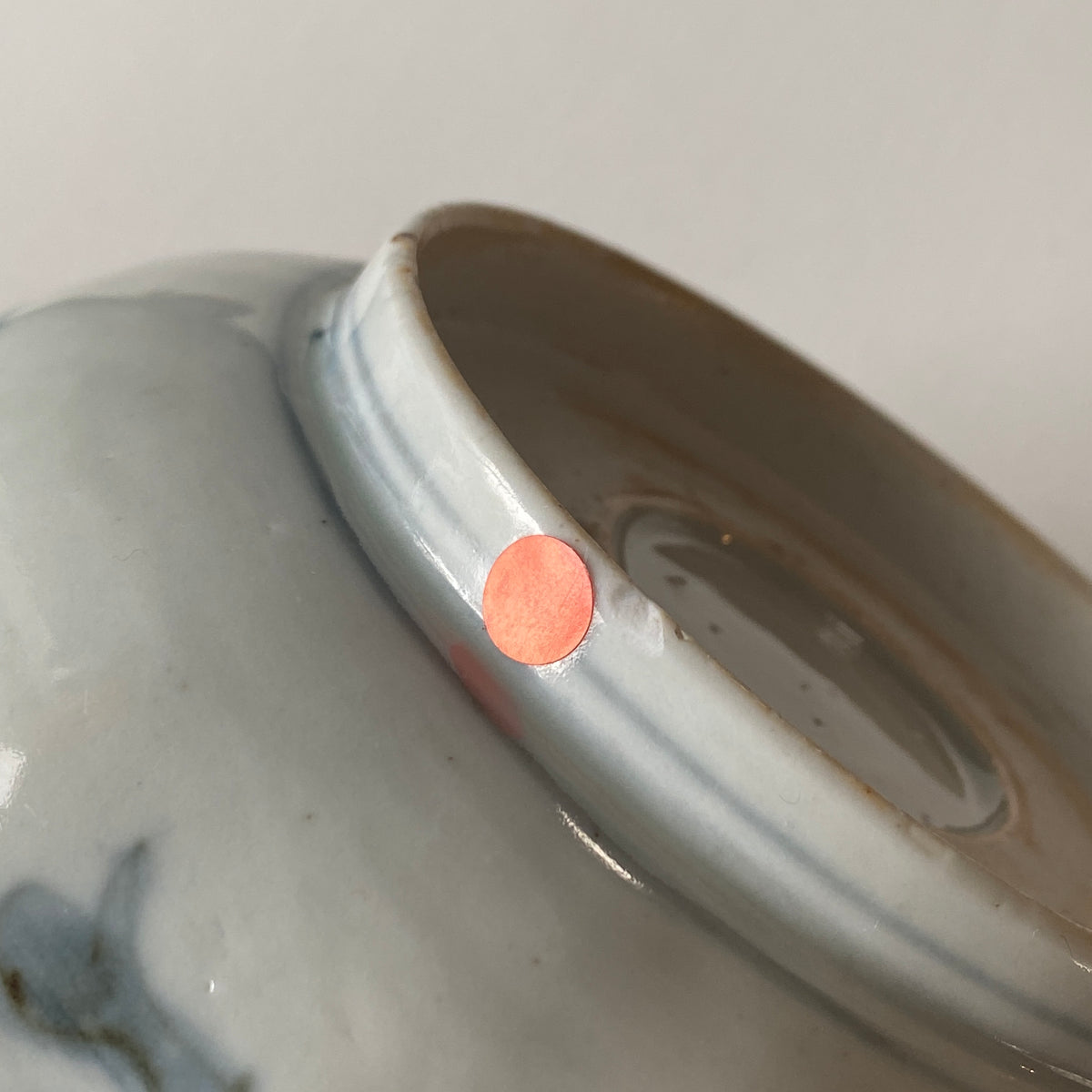 【欠け】菖蒲の花咲く輪花なます皿