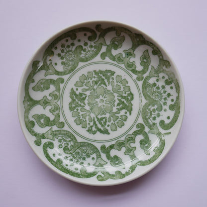 花図印判小皿 表