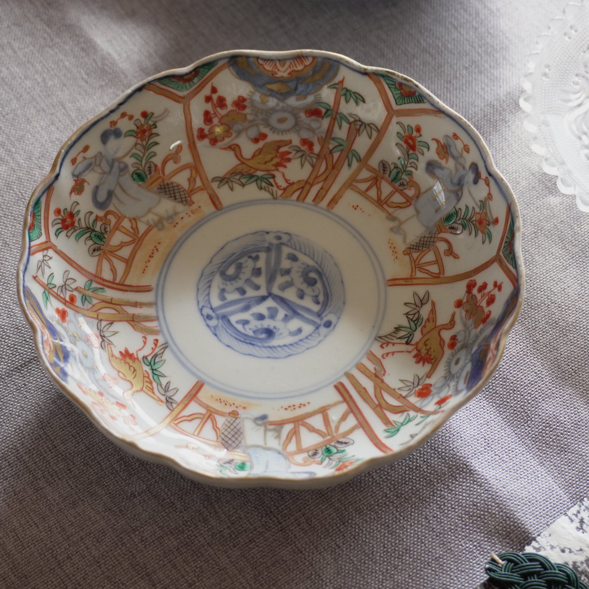 美しい金彩使いのなます皿 - Kotto Shop