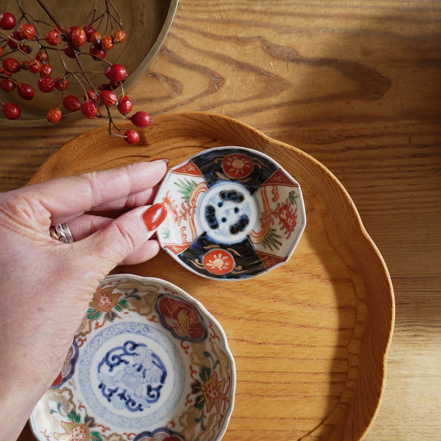 可愛らしさがやどる松竹梅図豆皿 - Kotto Shop