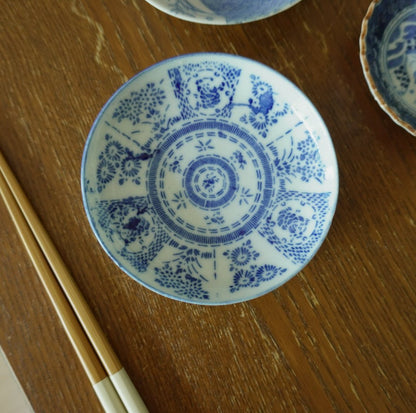唐子の舞う印判小皿 - Kotto Shop