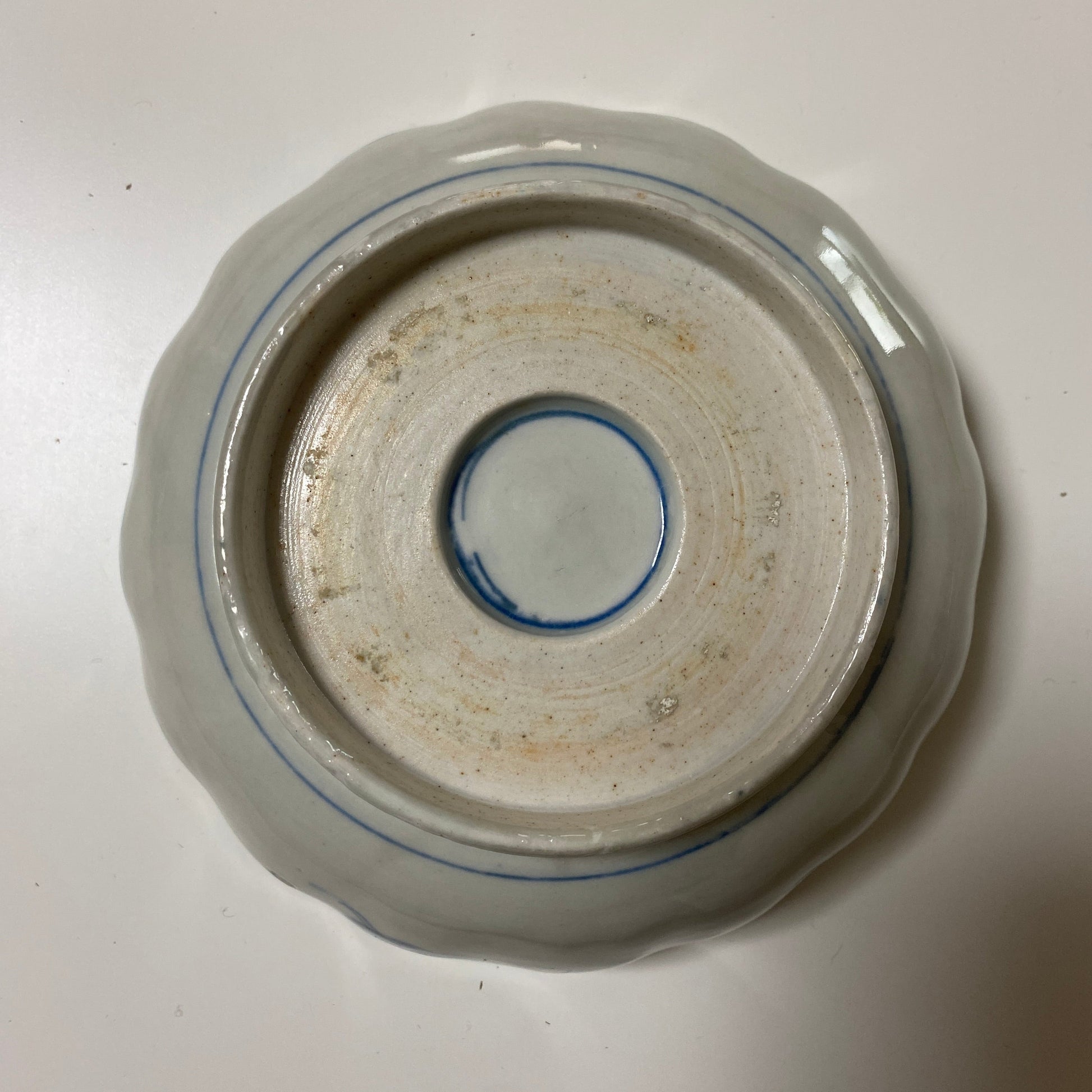 翠と朱が織りなす古伊万里色絵なます皿 - Kotto Shop