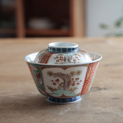 慶びを包む淡色蓋付き茶碗　 - Kotto Shop
