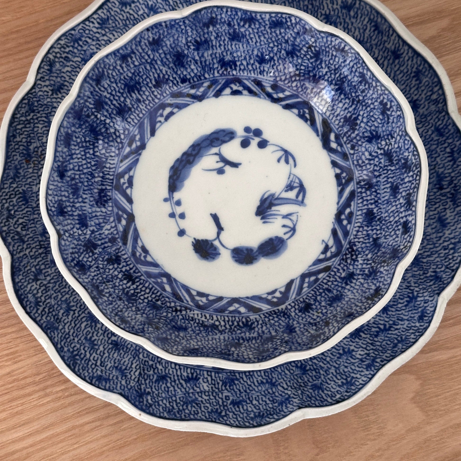 【限定セット】微塵唐草の江戸古伊万里セット - Kotto Shop