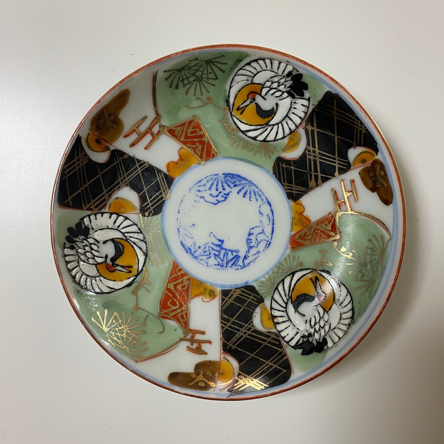 松と鶴のカジュアル小皿 - Kotto Shop