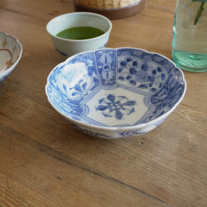 爽やかブルーの四方取りのなます皿 - Kotto Shop