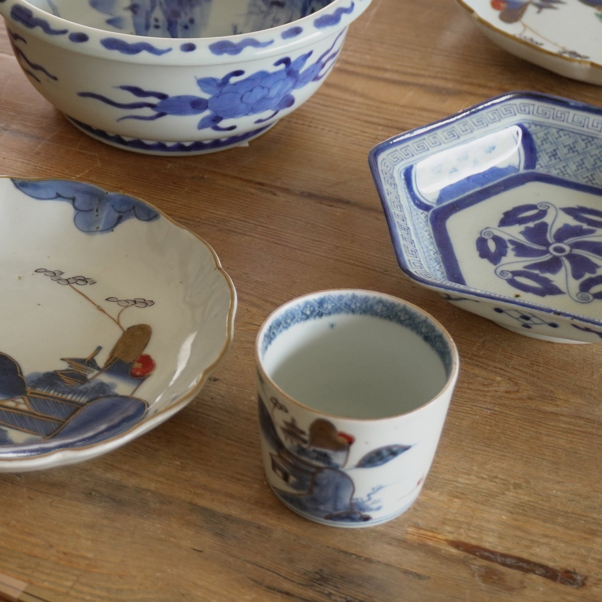 【向付】静かな山水と金彩の美しい器 - Kotto Shop