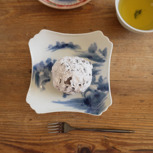 水辺の余韻をうつす四方皿 - Kotto Shop